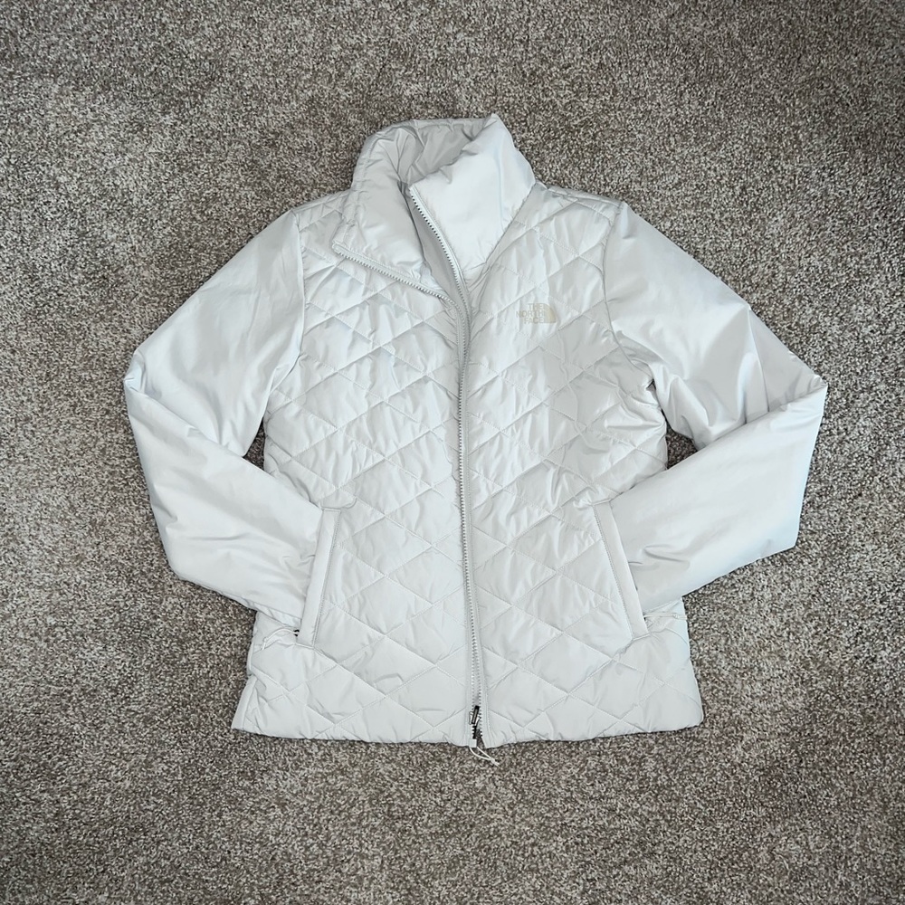 The North Face White Quilted Jacket